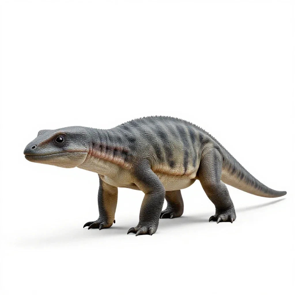 Synapsid isolated on a white background