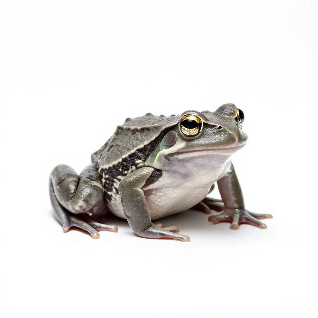 Tarahumara frog isolated on a white background