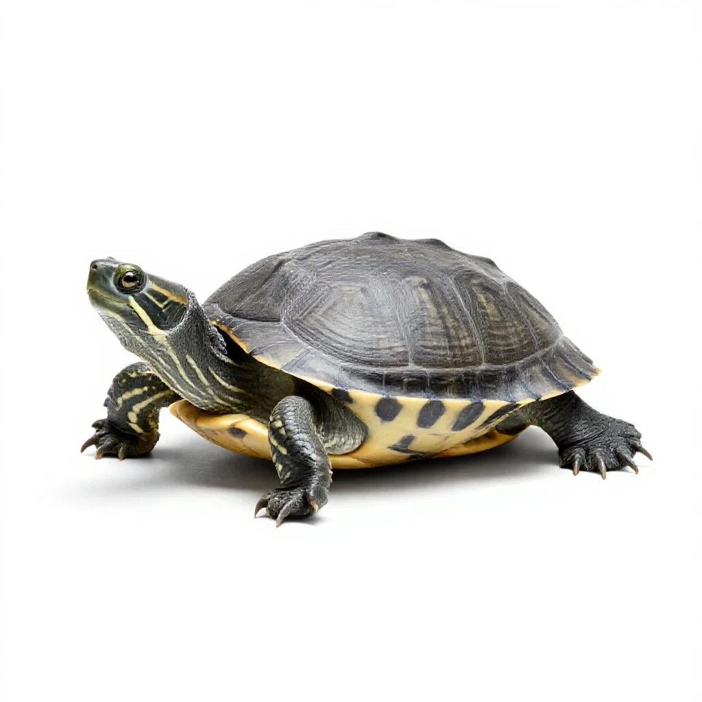 Terrapin isolated on a white background