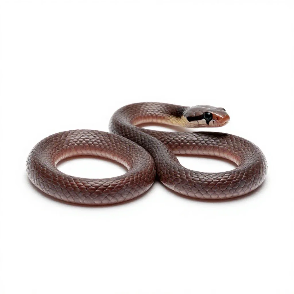 Thunder snake isolated on a white background