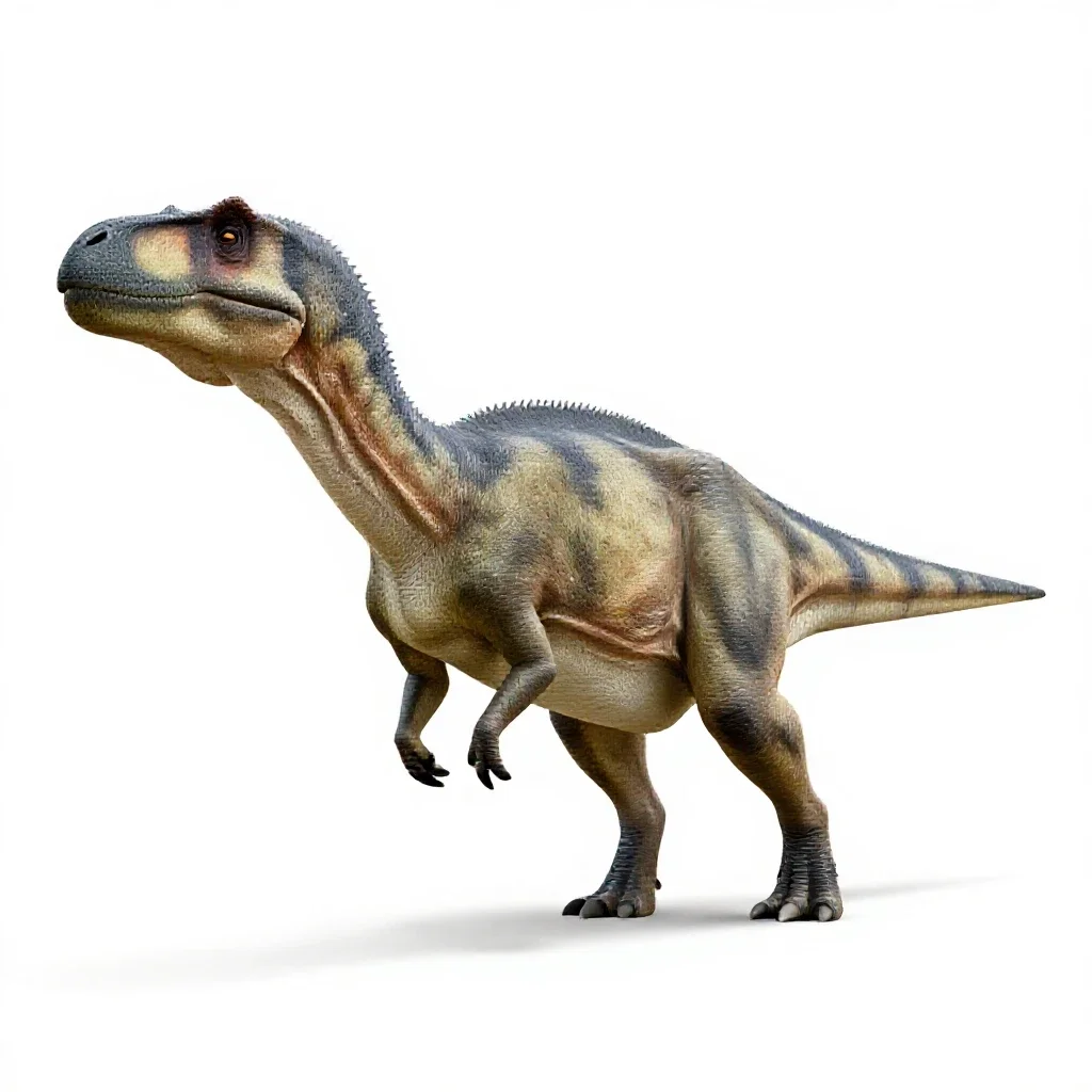 Trachodon isolated on a white background