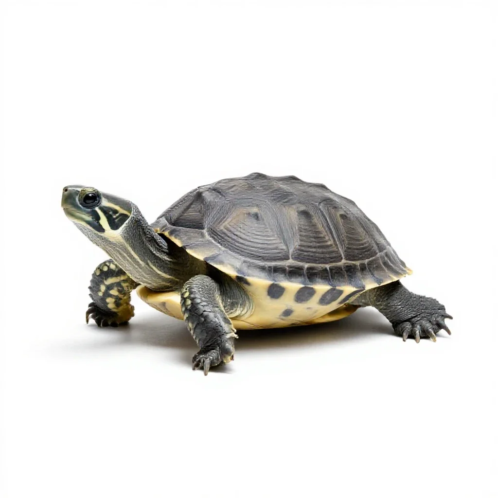Turtle isolated on a white background