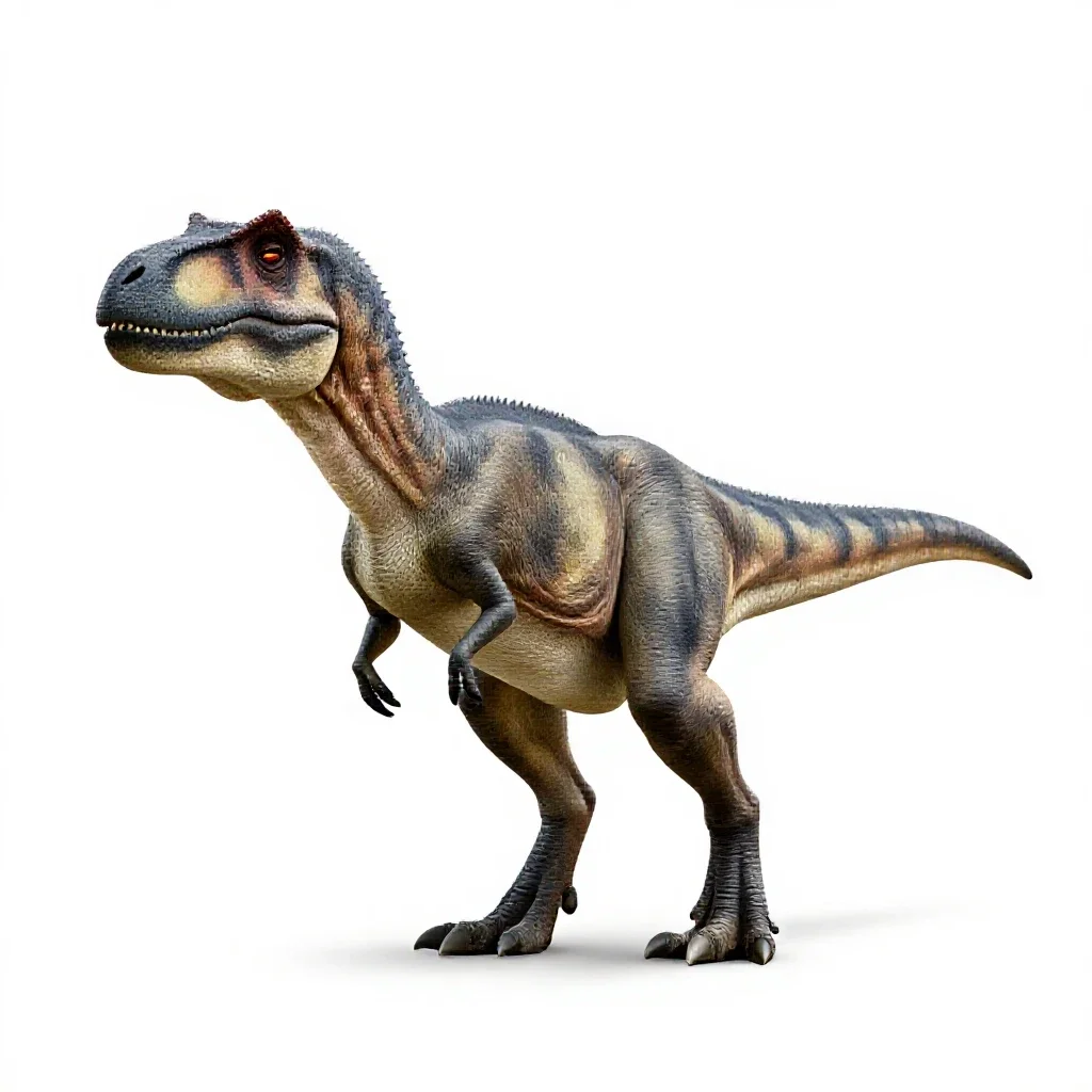 Velociraptor isolated on a white background
