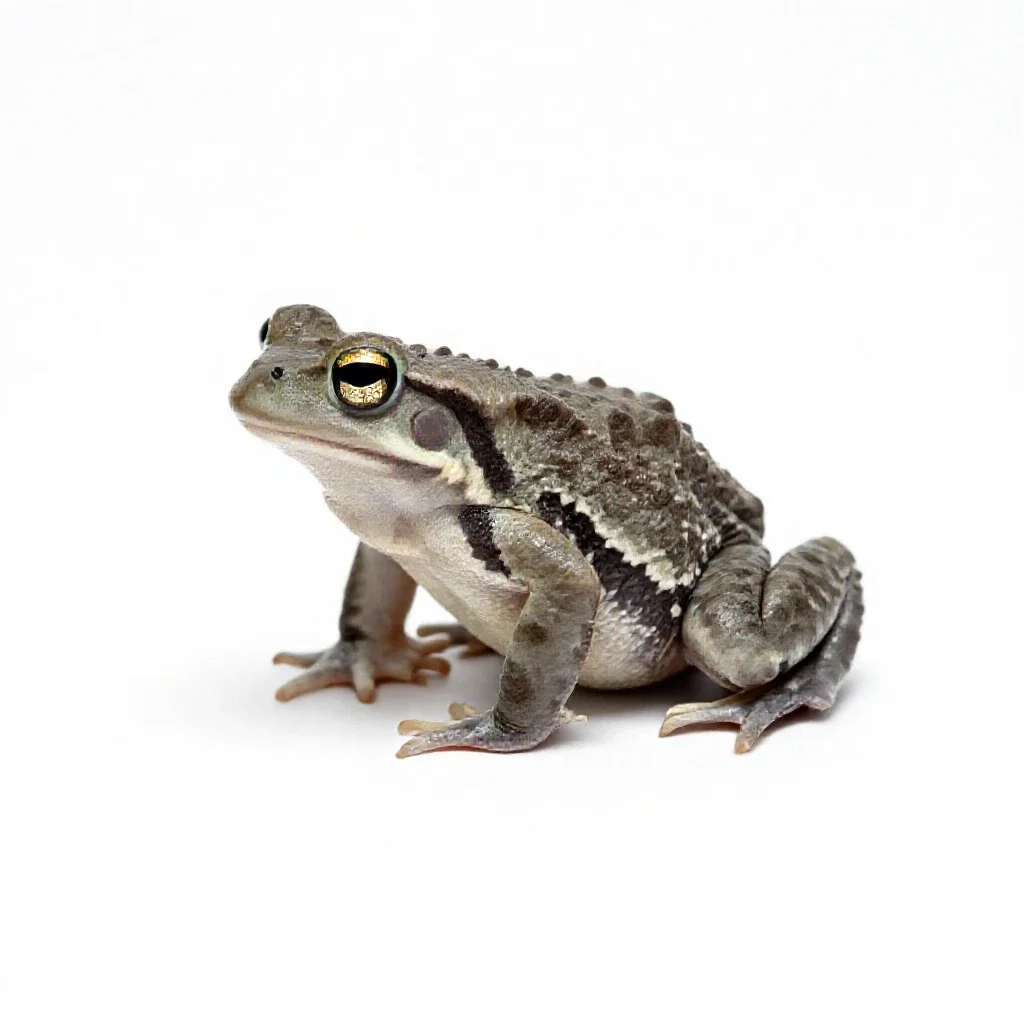 Western spadefoot isolated on a white background