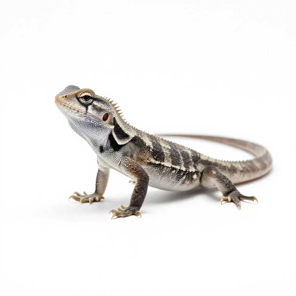 Agama isolated on a white background
