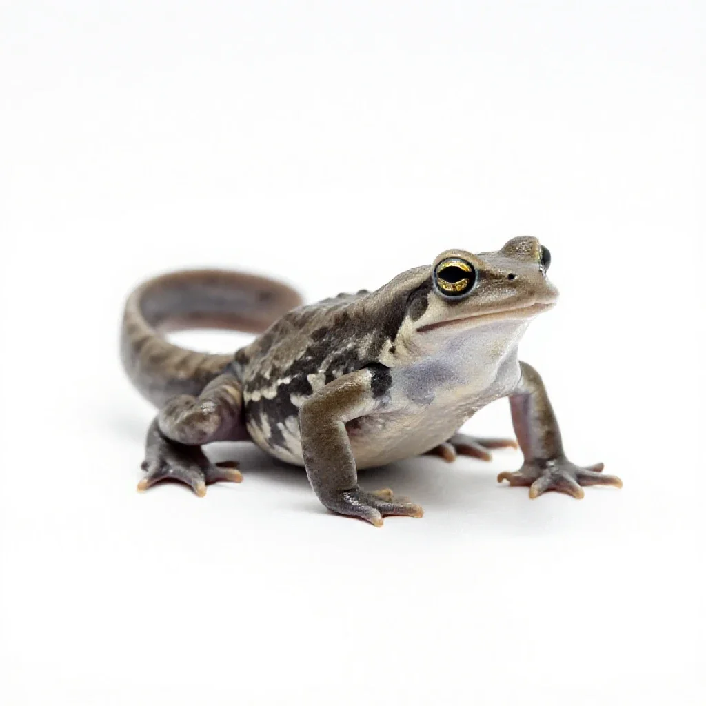 Amphibian isolated on a white background