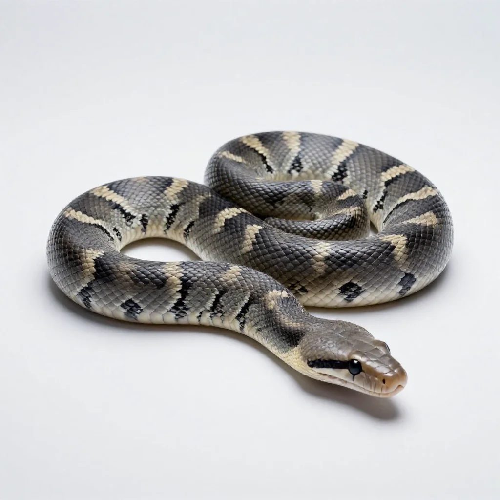 Anaconda isolated on a white background