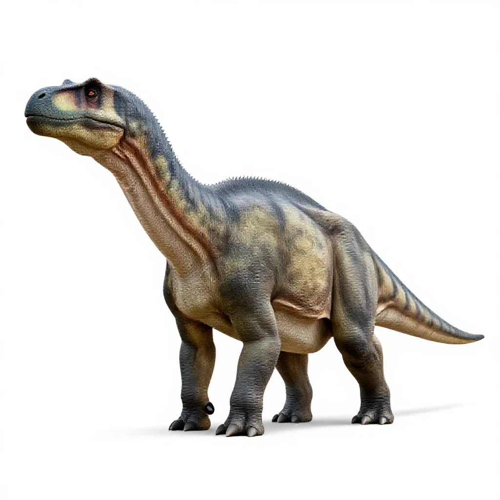Apatosaur isolated on a white background