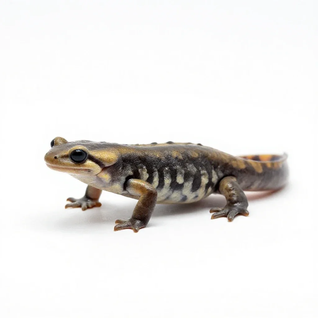 Arboreal salamander isolated on a white background