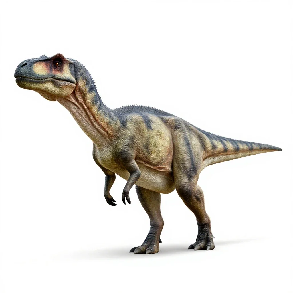 Edmontosaurus isolated on a white background