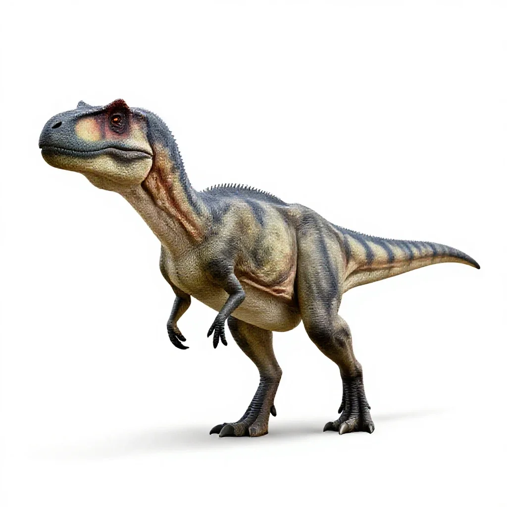 Eoraptor isolated on a white background
