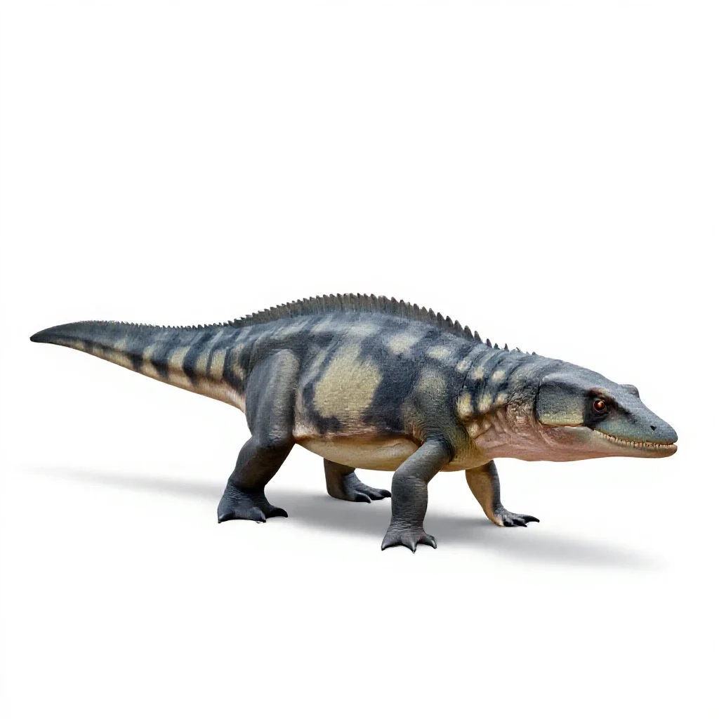 Ichthyosaurus isolated on a white background
