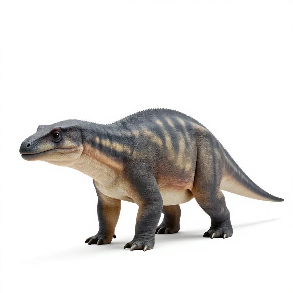 Ictodosaur isolated on a white background