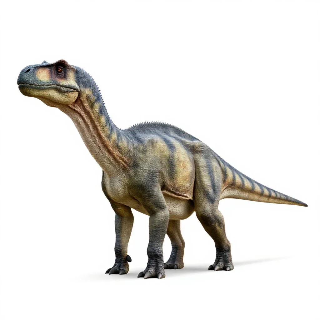 Ornithischian isolated on a white background