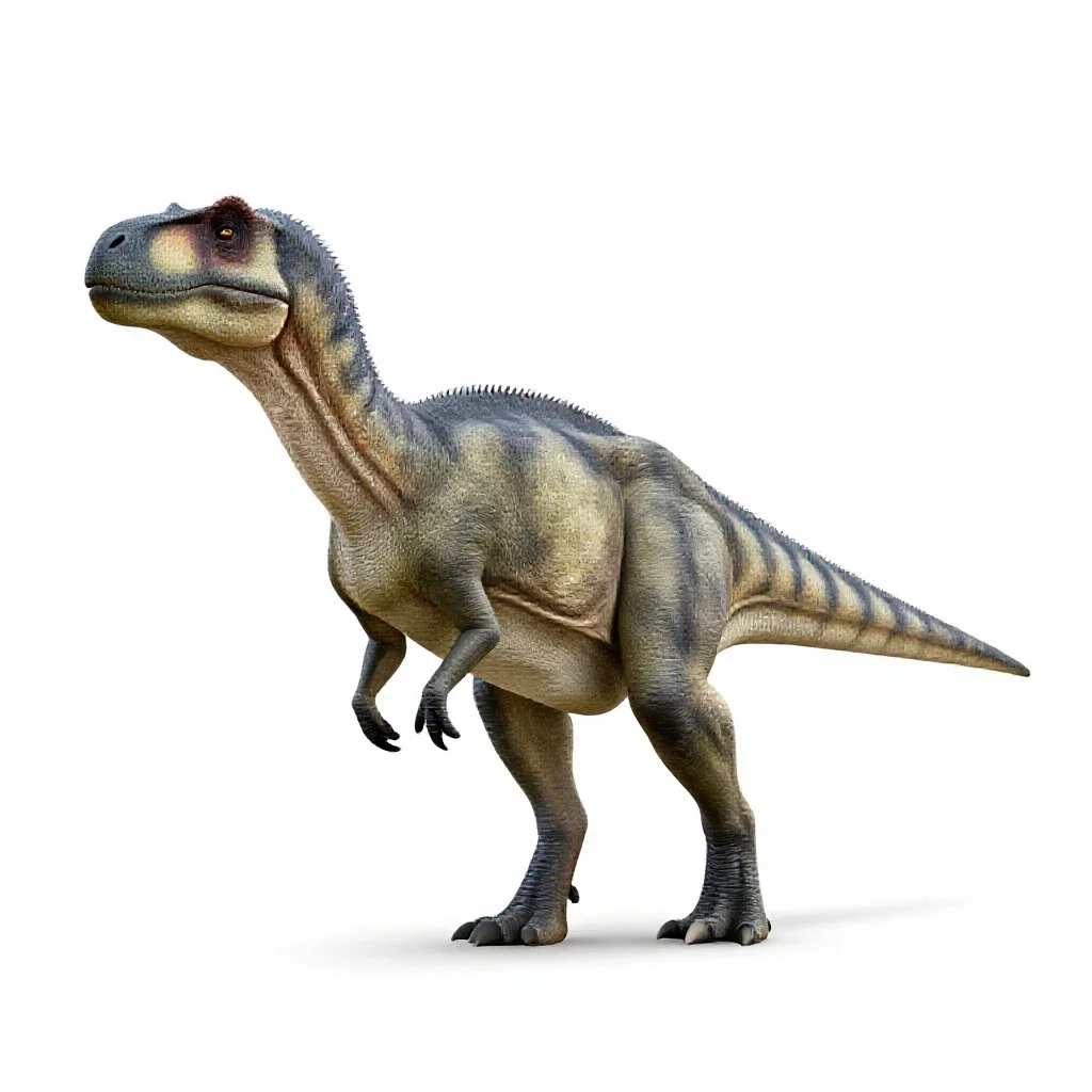 Ornithopod isolated on a white background