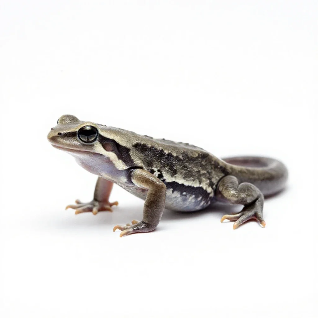 Urodele isolated on a white background