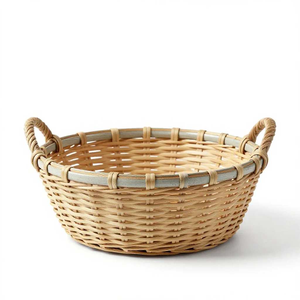Basket isolated on a white background