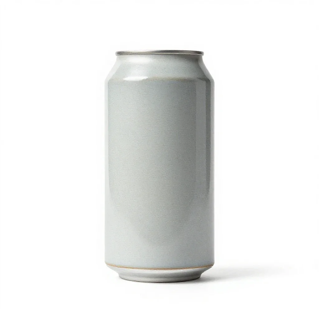 Beer can isolated on a white background