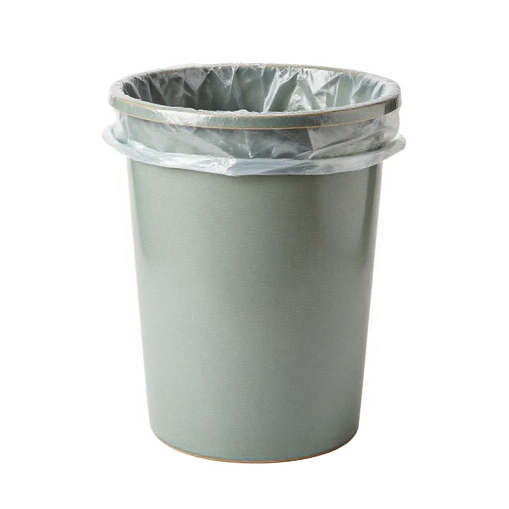 Bin liner isolated on a white background