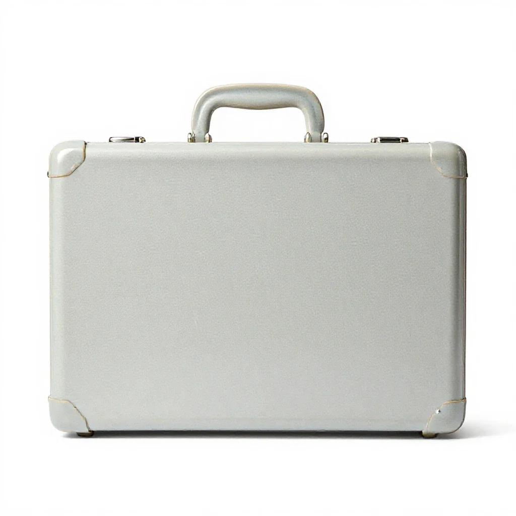 Briefcase isolated on a white background