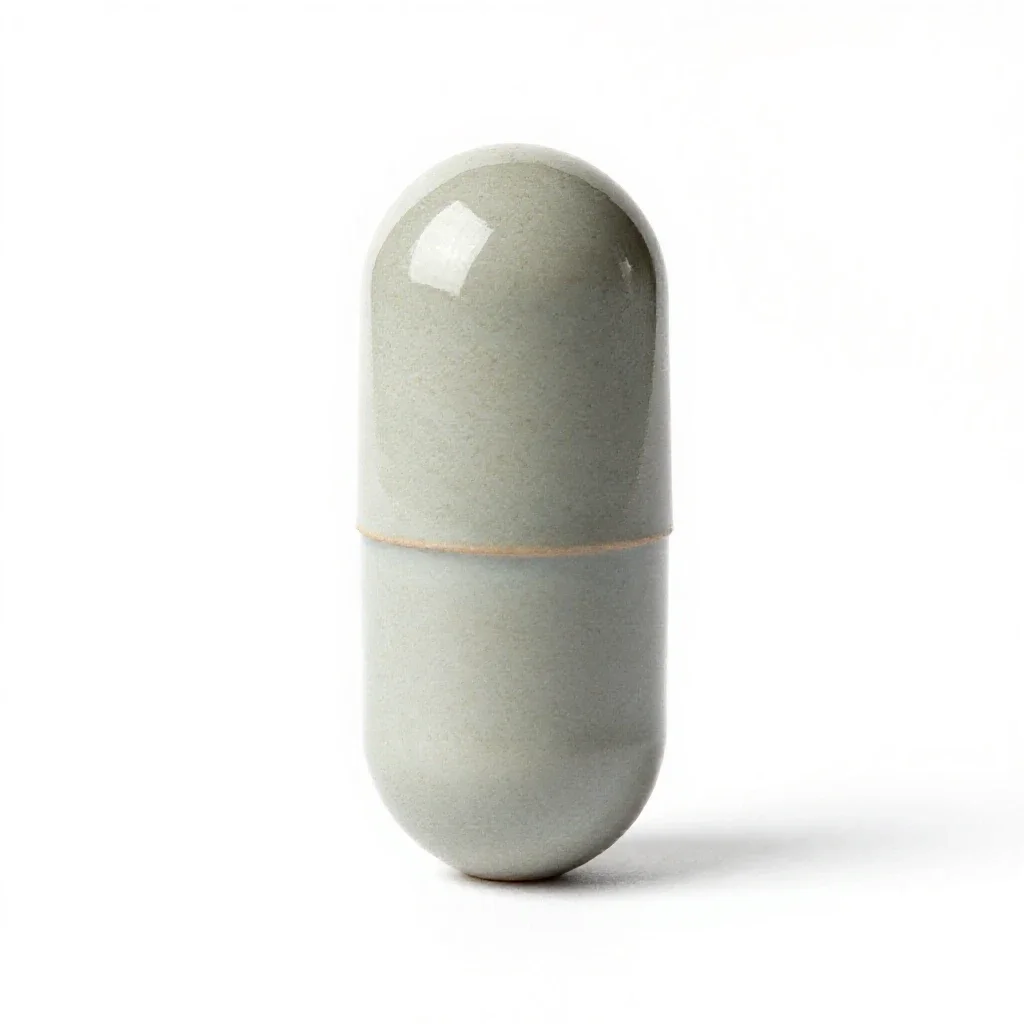 Capsule isolated on a white background