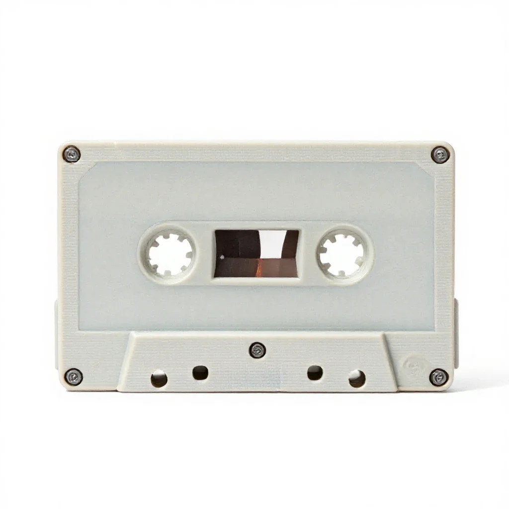 Cassette isolated on a white background
