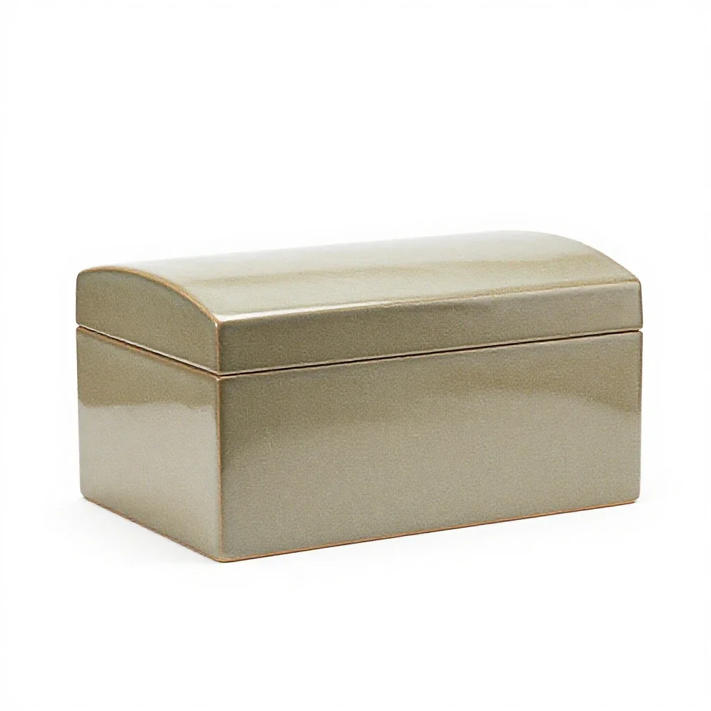 Cedar chest isolated on a white background