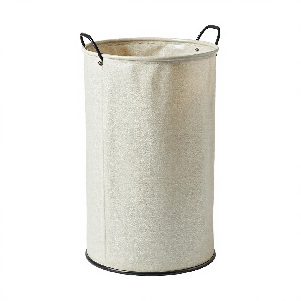Clothes hamper isolated on a white background
