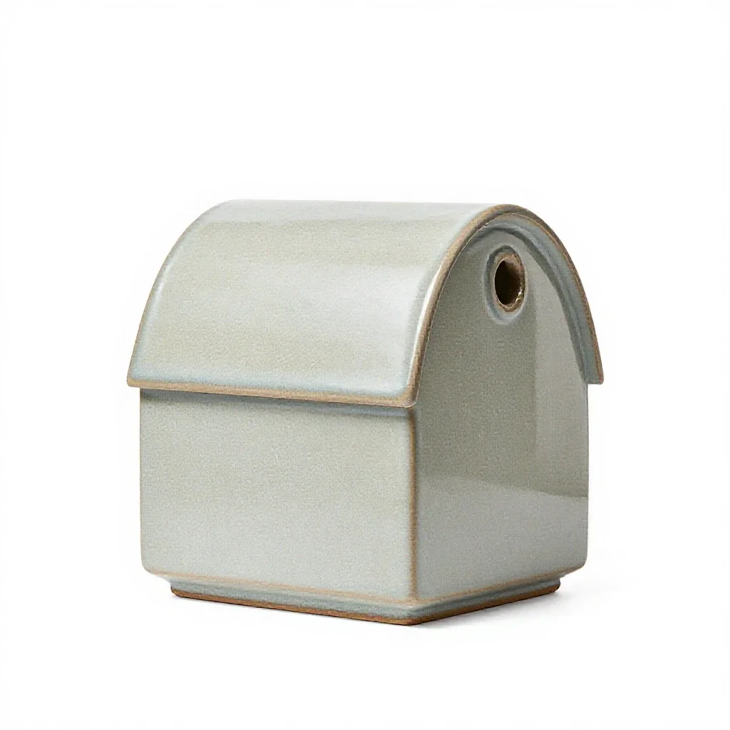 Corncrib isolated on a white background