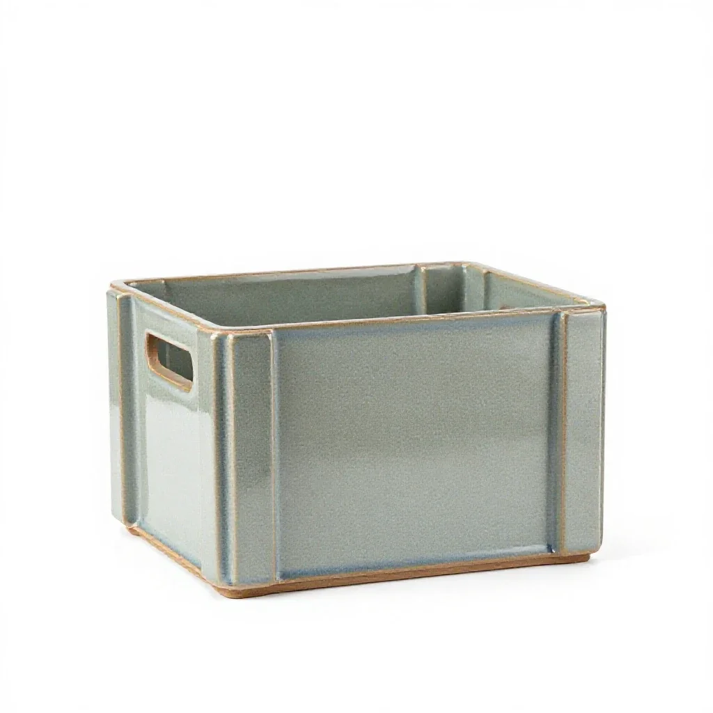 Crate isolated on a white background