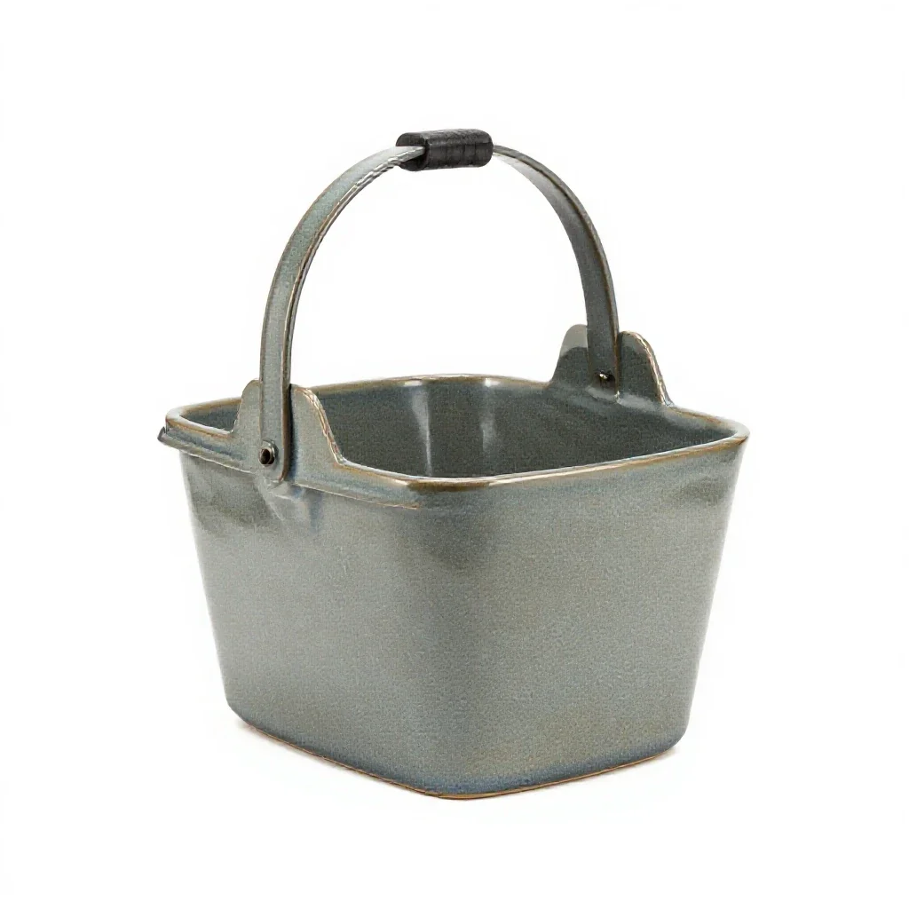 Dredging bucket isolated on a white background