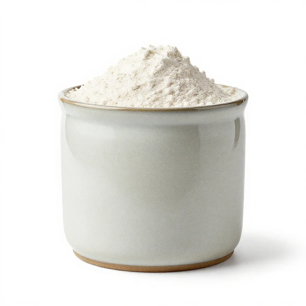 Flour bin isolated on a white background