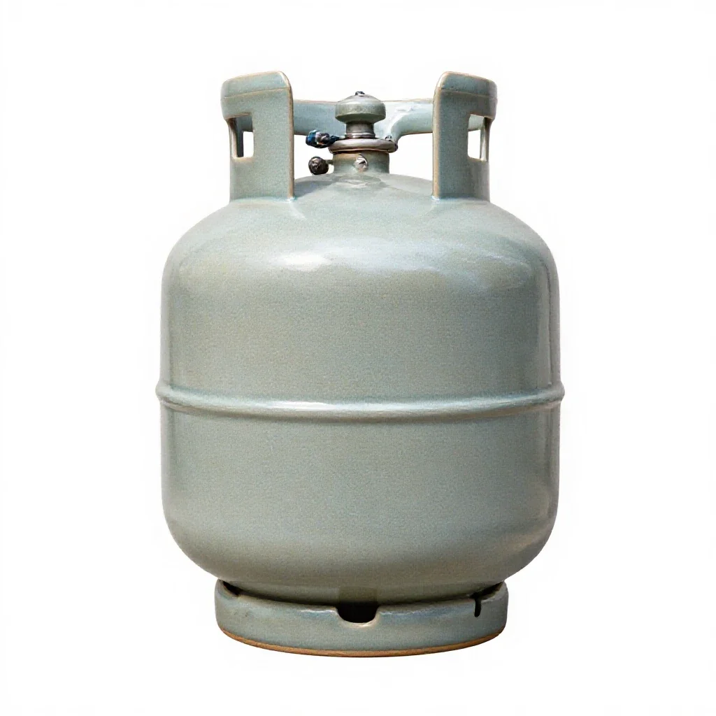 Gas holder isolated on a white background