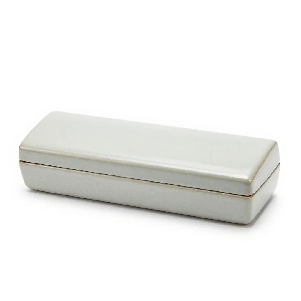 Glasses case isolated on a white background