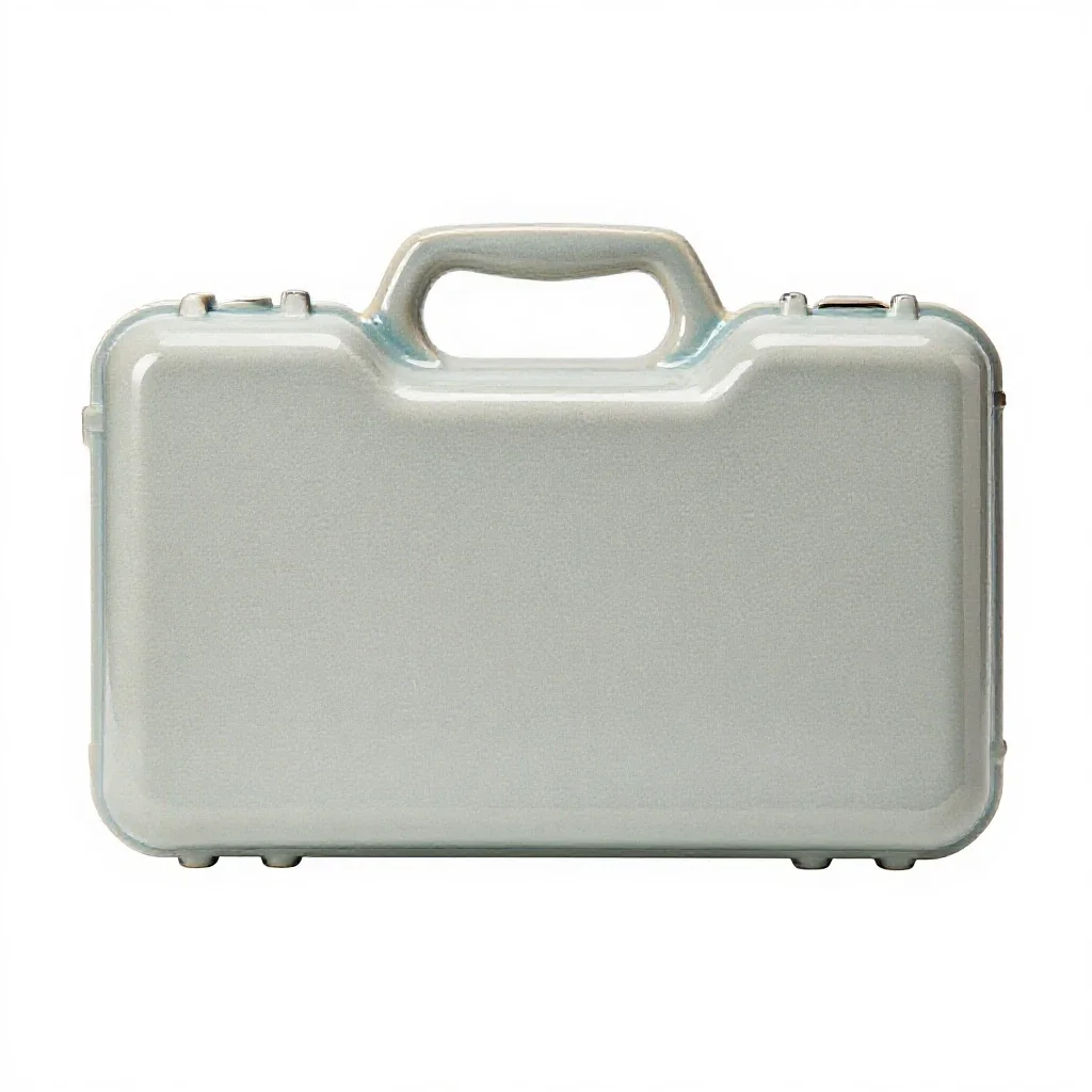 Gun case isolated on a white background