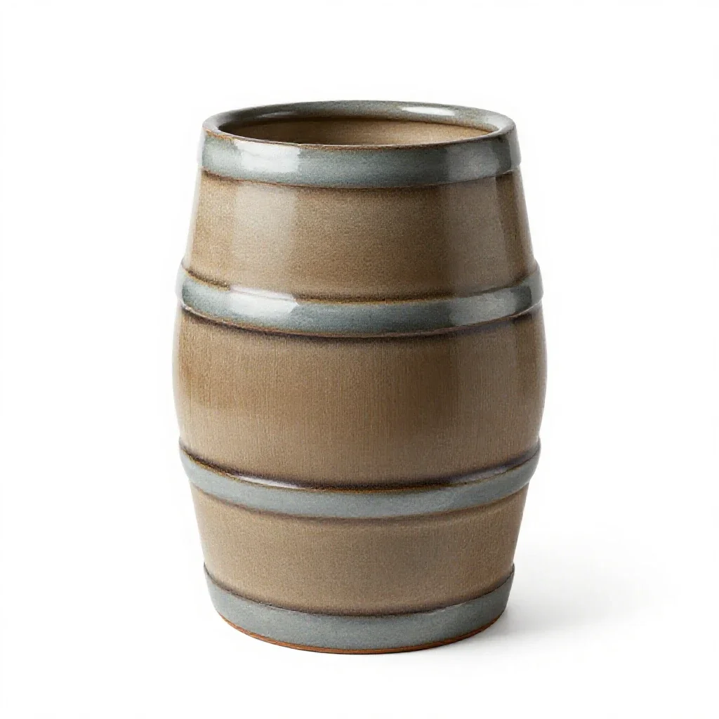 Keg isolated on a white background