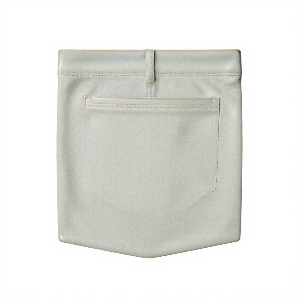 Patch pocket isolated on a white background