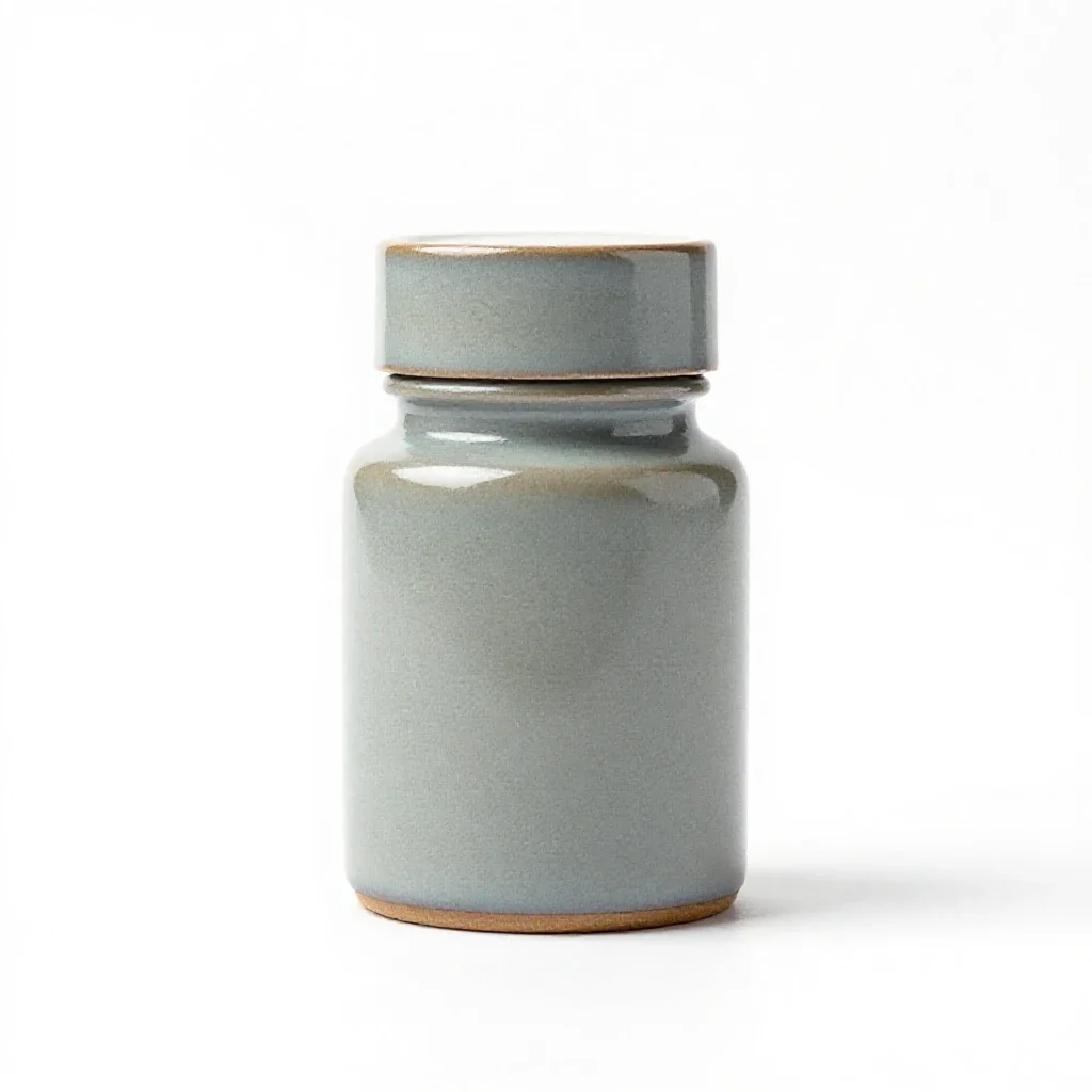 Pill bottle isolated on a white background