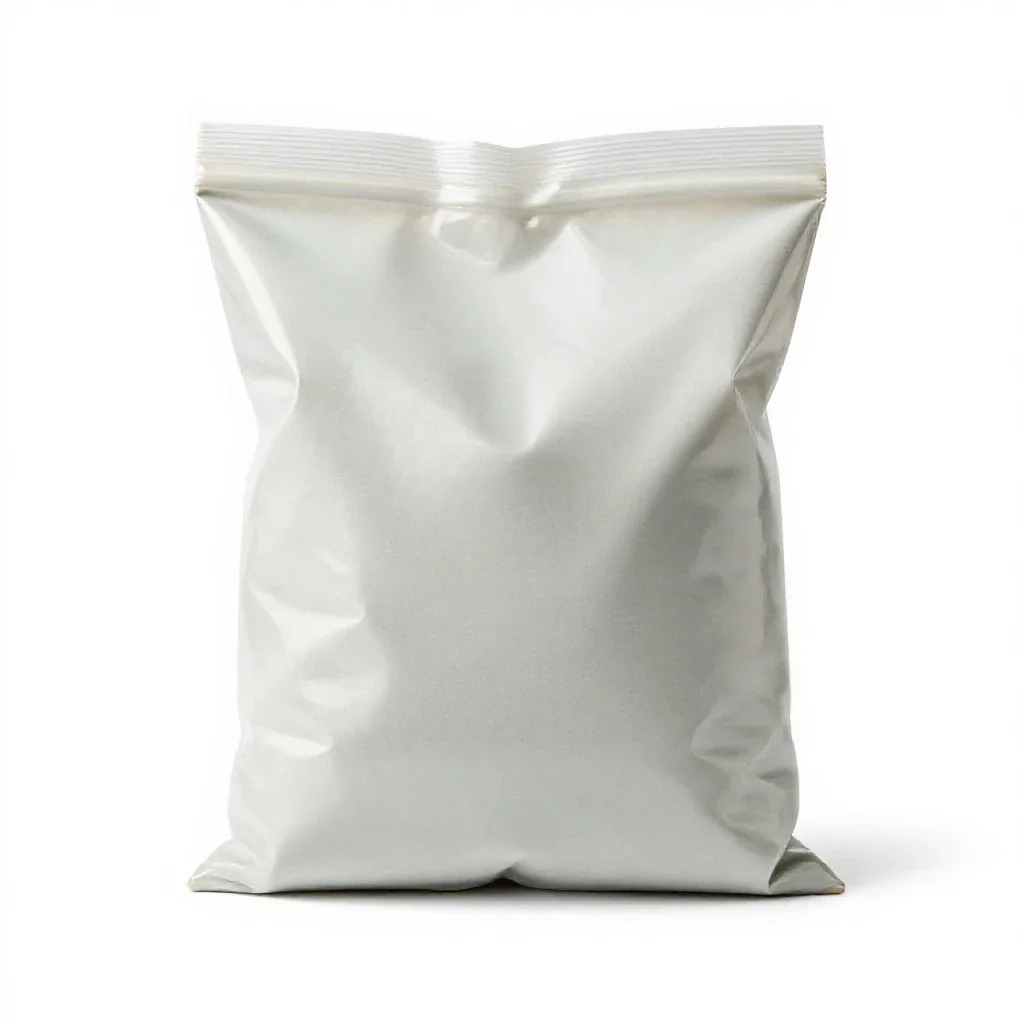 Plastic bag isolated on a white background
