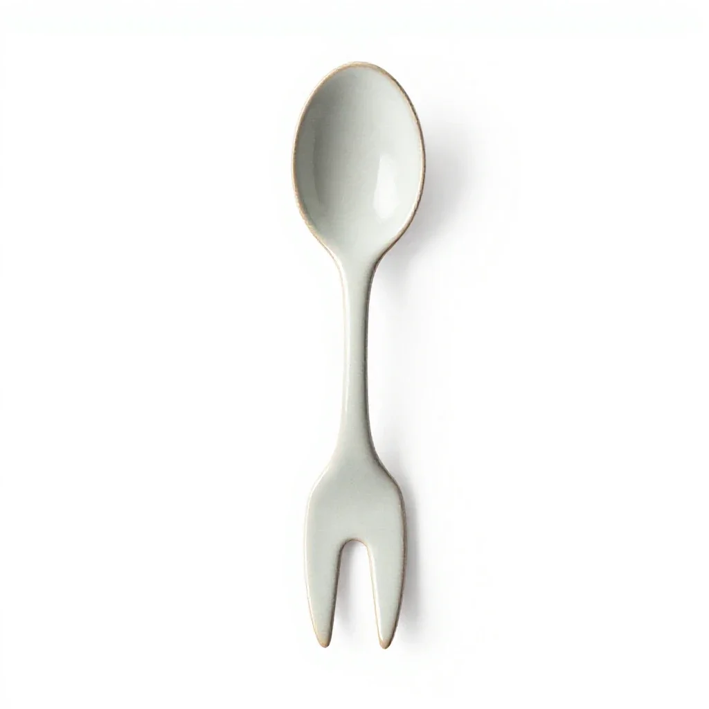 Runcible spoon isolated on a white background