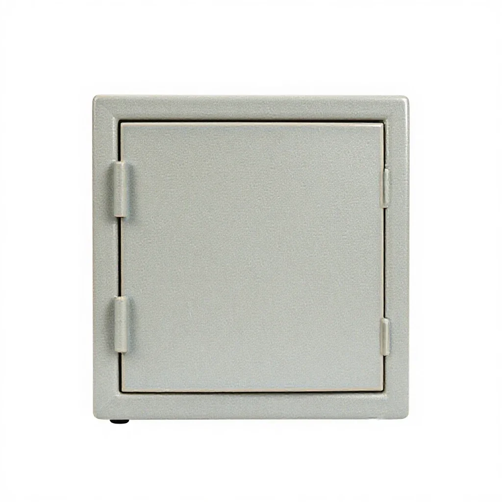 Safe-deposit isolated on a white background