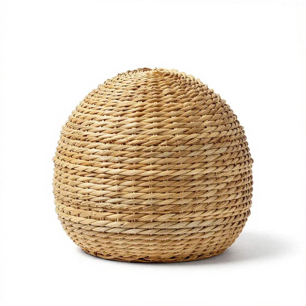 Skep isolated on a white background