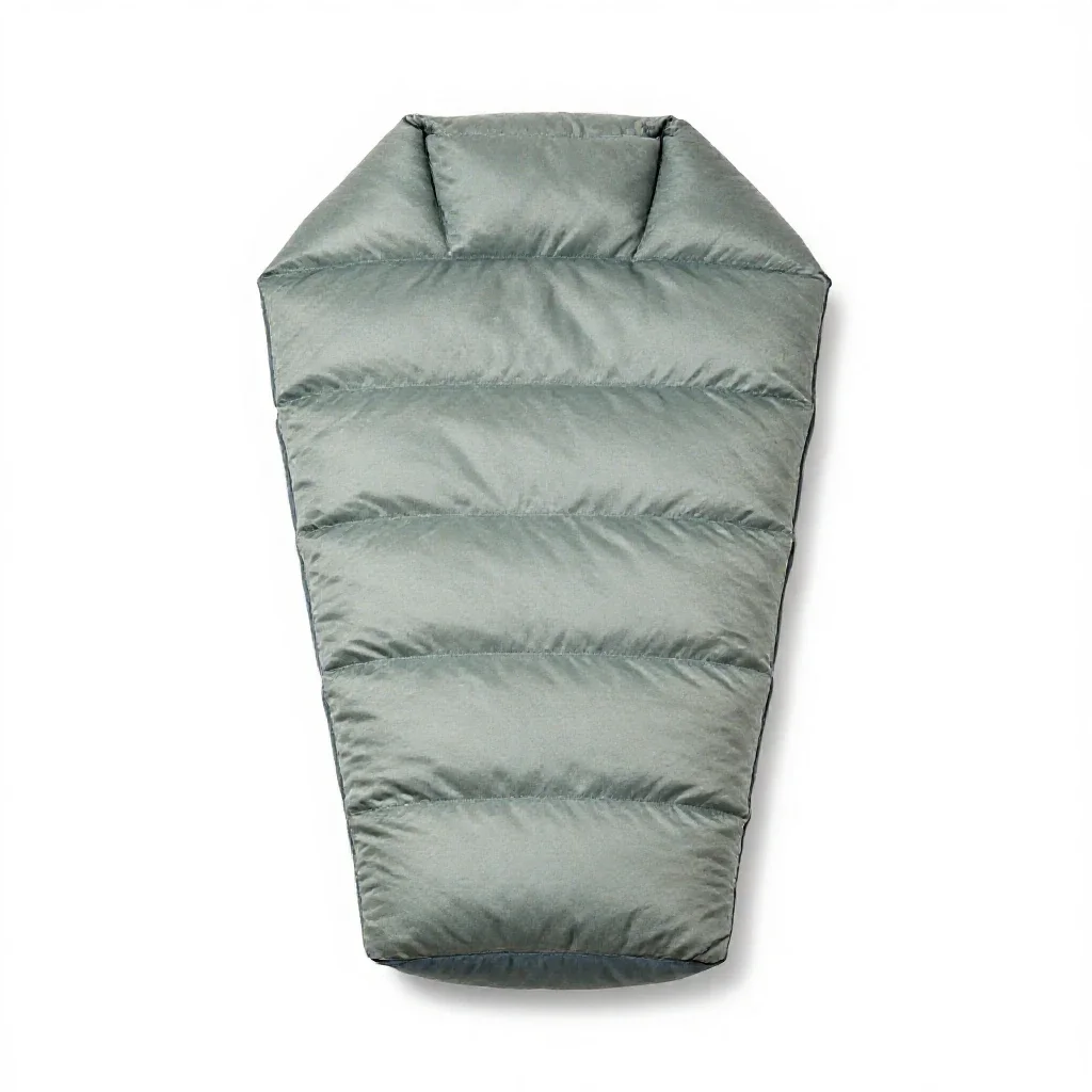 Sleeping bag isolated on a white background