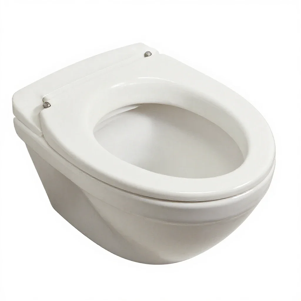 Toilet bowl isolated on a white background