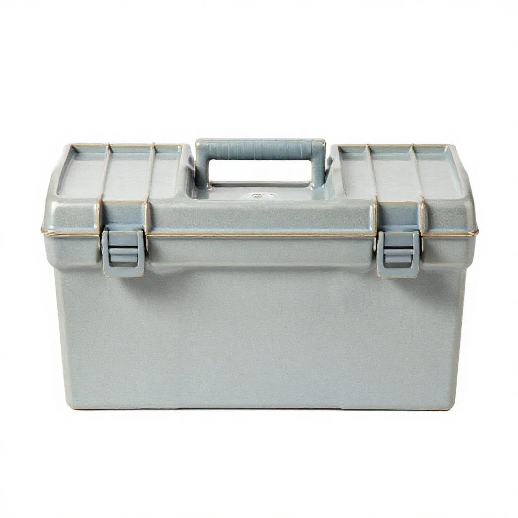 Toolbox isolated on a white background