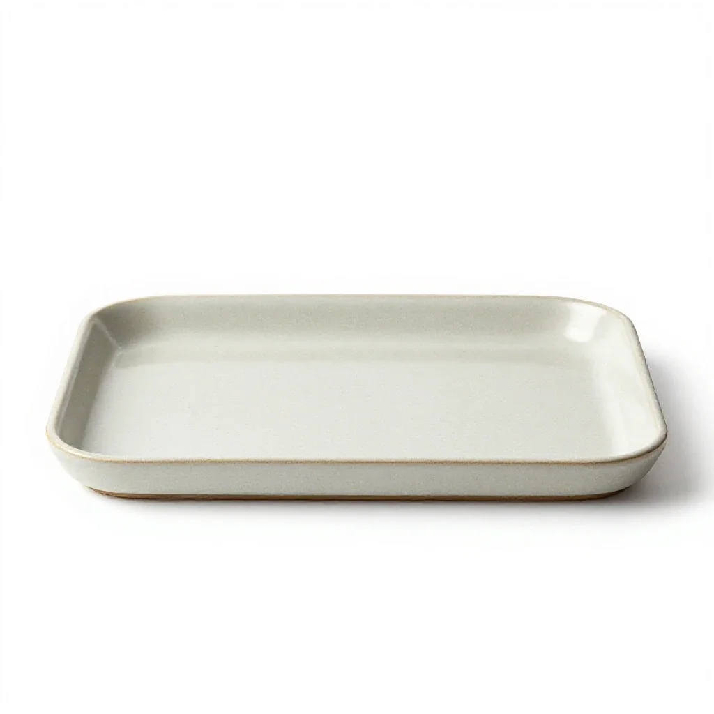 Tray isolated on a white background