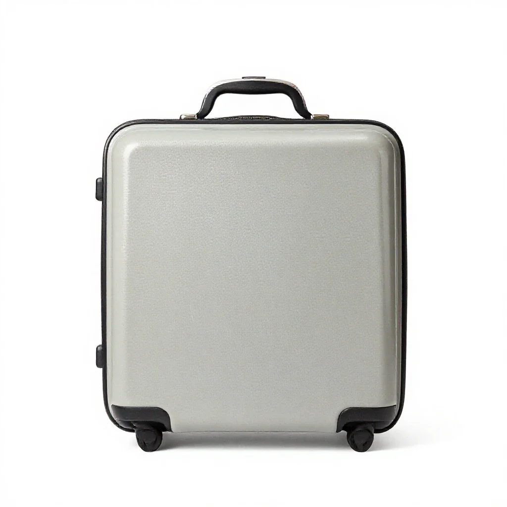 Valise isolated on a white background