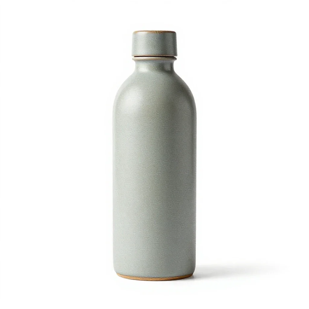 Water bottle isolated on a white background