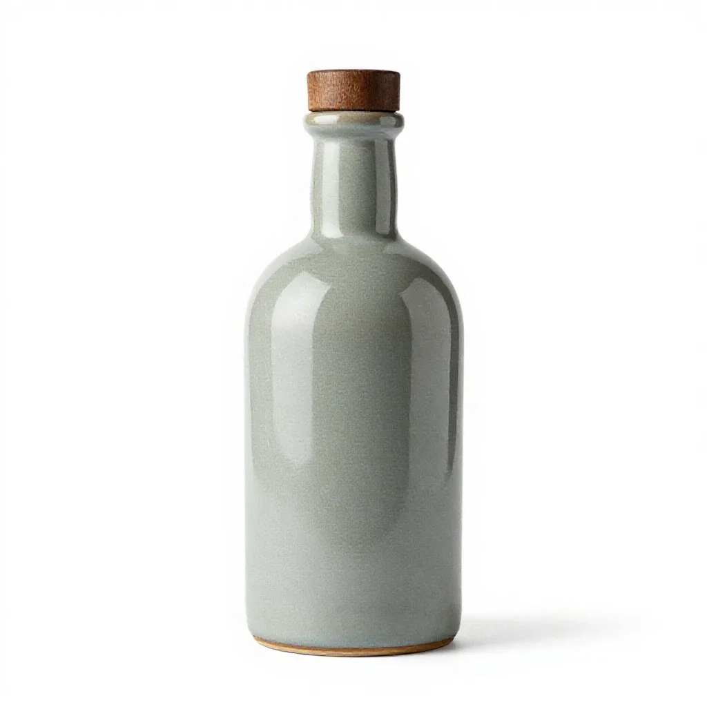 Whiskey bottle isolated on a white background