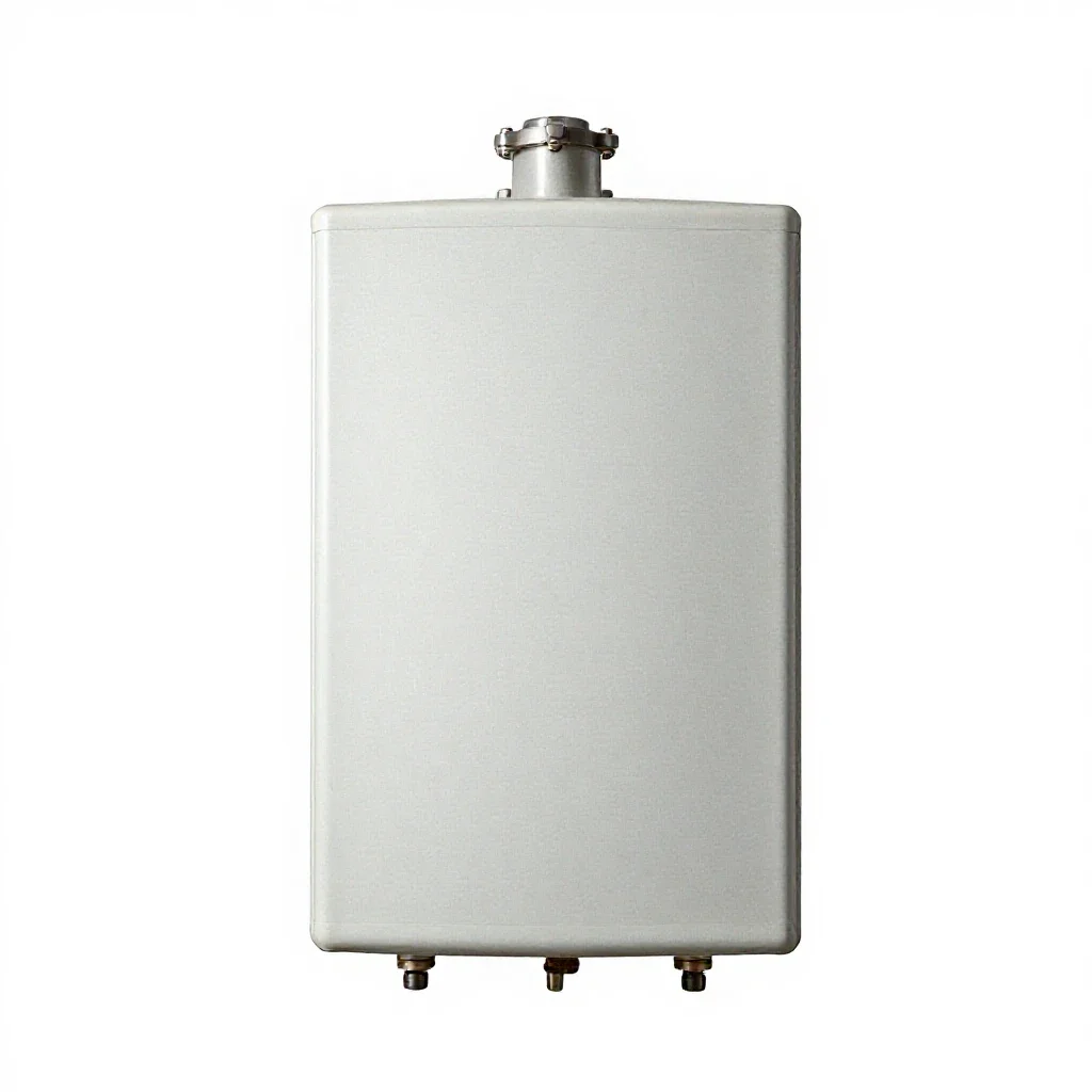 Auxiliary boiler isolated on a white background